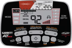 Garrett At Max Define, Altın, Metal Dedektörü