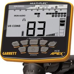 Garrett Ace Apex  Basic ( 6X11 inch DD Viper Başlık) Define, Altın, Metal Dedektörü
