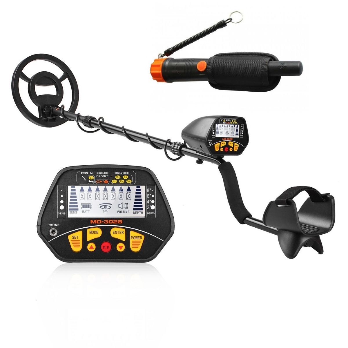 MD 3028 Define Altın Dedektörü ve  MD 720 Pointer İkili Set