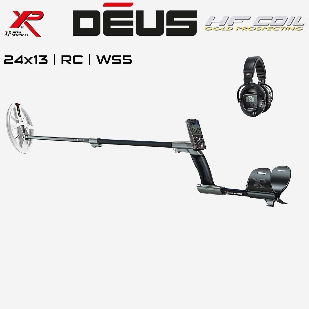 Deus Dedektör - 22,5cm HF Başlık, Ana Kontrol Ünitesi,Ws5 Kulaklık