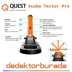 Scuba Tector PRO Su Altı Dedektörü&Sahil Arama Dedektörü