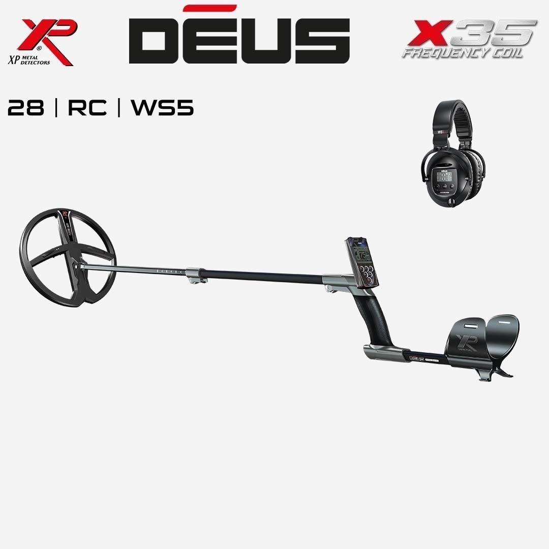 Deus Dedektör - 28cm X35 Başlık, WS5 Kulaklık, Ana Kontrol Ünitesi